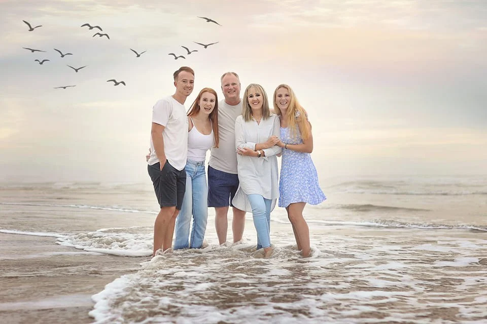 Chris Roux & his family