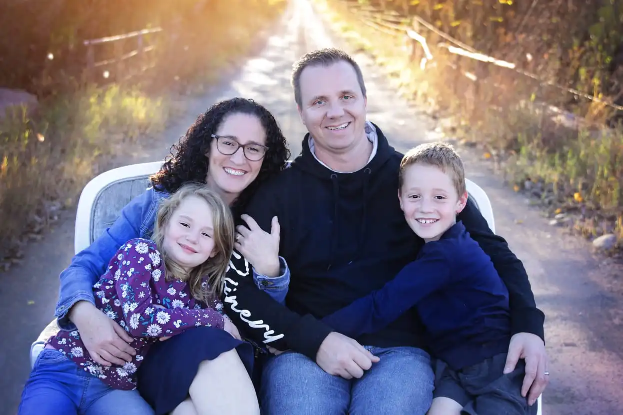 Romain Bredenkamp & his family
